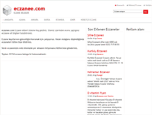 Tablet Screenshot of eczanee.com